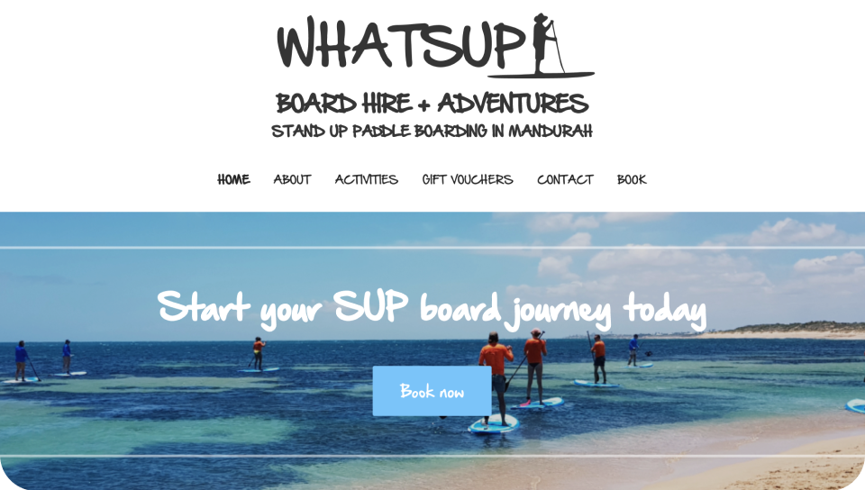 WhatSUP Board hire